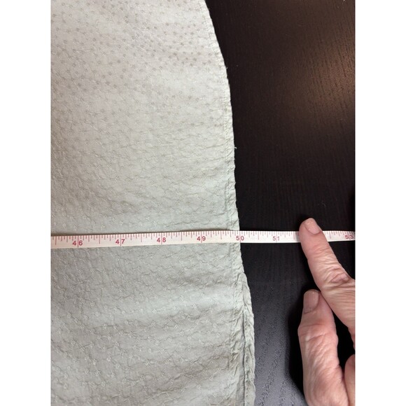 Saltwater Luxe Anthropologie Lilian Cut Out Maxi Dress Sage Green Medium Smocked - Picture 13 of 16